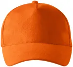 5-панелна памучна капачка, оранжево