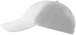 6-панелна бейзболна шапка, Бял