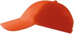 6-панелна бейзболна шапка, оранжево