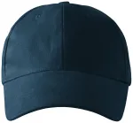 6-панелна бейзболна шапка, тъмно синьо