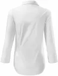 Дамска блуза с дълъг ръкав, Бял
