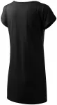 Дамска дълга тениска / рокля, черен