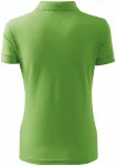 Дамска елегантна поло риза, грахово зелено