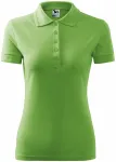 Дамска елегантна поло риза, грахово зелено