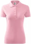 Дамска елегантна поло риза, розово