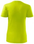 Дамска класическа тениска, липово зелено