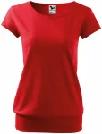 Дамска модерна тениска, червен
