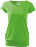 Дамска модерна тениска, ябълково зелено