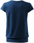 Дамска модерна тениска, среднощно синьо