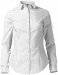 Дамска памучна блуза с дълъг ръкав, Бял