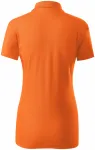 Дамска плътно прилепнала риза поло, оранжево