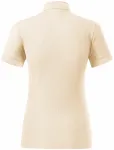 Дамска поло тениска от органичен памук, бадем