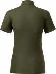 Дамска поло тениска от органичен памук, военни