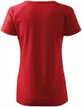 Дамска приталена тениска с ръкав реглан, червен