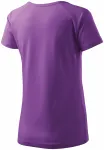 Дамска приталена тениска с ръкав реглан, лилаво