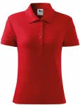 Дамска проста риза поло, червен