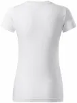 Дамска проста тениска, Бял