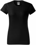 Дамска проста тениска, черен