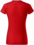 Дамска проста тениска, червен