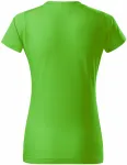 Дамска проста тениска, ябълково зелено