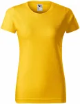 Дамска проста тениска, жълт