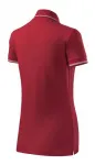 Дамска риза поло с къс ръкав, формула червено
