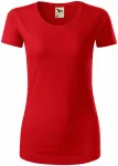 Дамска тениска от органичен памук, червен