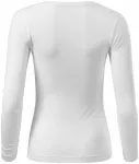 Дамска тениска с дълъг ръкав, Бял