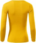 Дамска тениска с дълъг ръкав, жълт