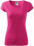 Дамска тениска с много къс ръкав, лилаво
