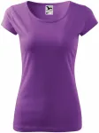 Дамска тениска с много къс ръкав, лилаво