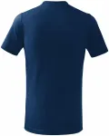 Детска семпла тениска, среднощно синьо