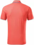 Класическа мъжка поло тениска, корал