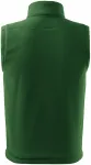 Класическа жилетка от полар, бутилка зелено