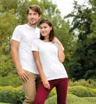 Мъжка тениска, текстуриран органичен памук | Дамска тениска, текстуриран органичен памук