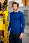 Устойчива мъжка тениска с дълъг ръкав