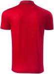 Мъжка елегантна мерсеризирана поло риза, формула червено