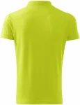 Мъжка елегантна поло риза, липово зелено