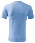 Мъжка класическа тениска, небесно синьо