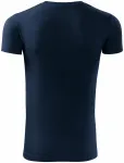 Мъжка модна тениска, тъмно синьо