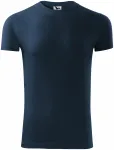 Мъжка модна тениска, тъмно синьо