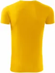 Мъжка модна тениска, жълт