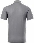 Мъжка поло тениска от органичен памук, светло сребро