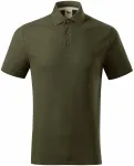 Мъжка поло тениска от органичен памук, военни