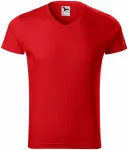 Мъжка прилепнала тениска, червен