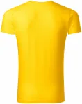Мъжка прилепнала тениска, жълт