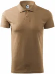 Мъжка проста риза поло, пясъчен