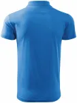 Мъжка проста риза поло, светло синьо