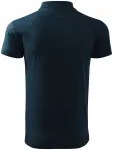 Мъжка проста риза поло, тъмно синьо