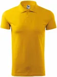 Мъжка проста риза поло, жълт